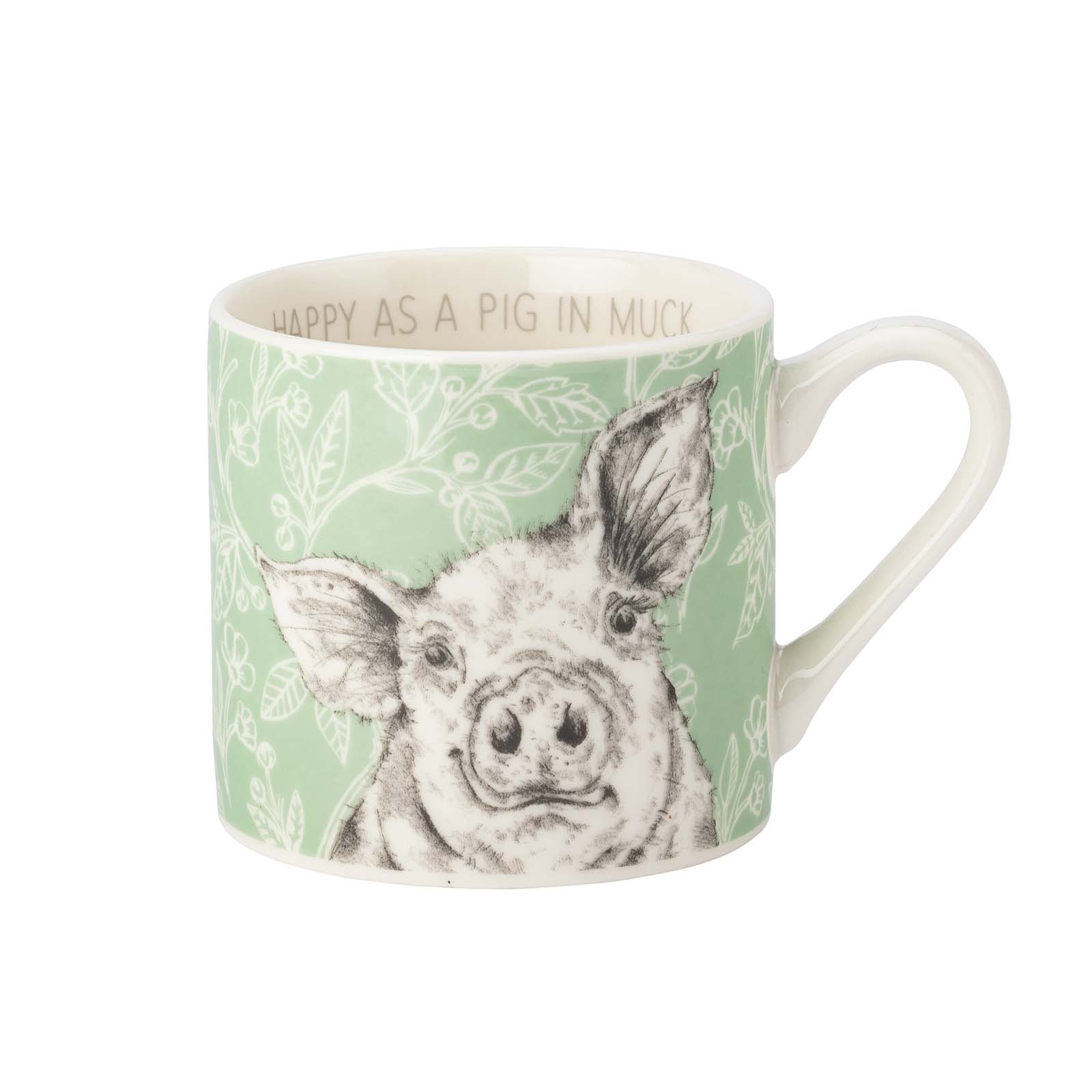 The English Tableware Company Fieldview Farm Mug - Pig
