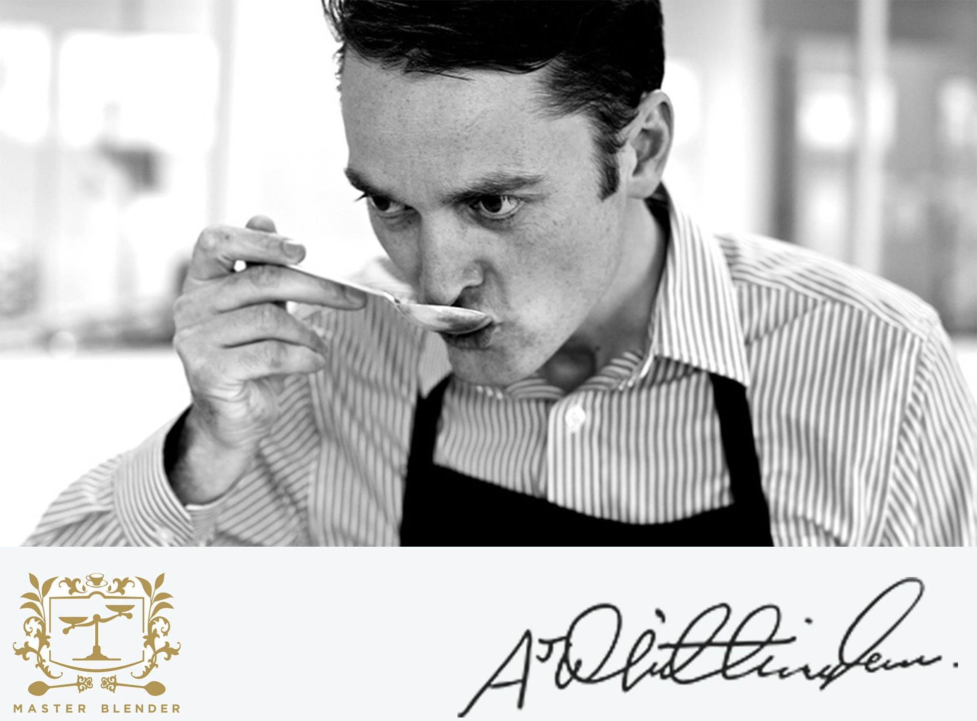 Master Tea Blender/Buyer. Andrew Whittingham.