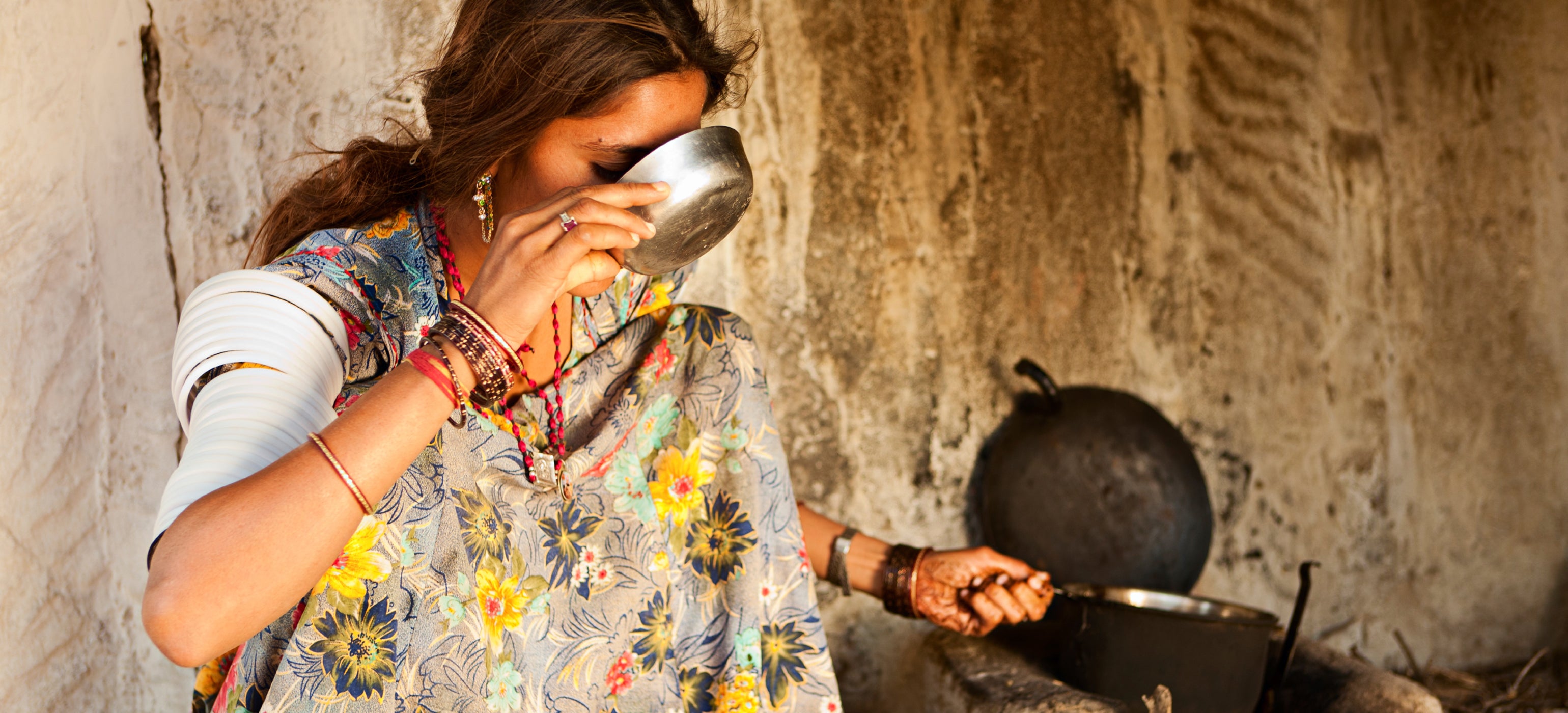 Drinking Chai Tea
