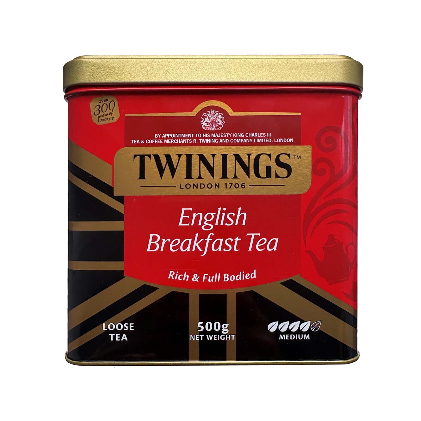 Twinings English Breakfast Loose Tea Caddy - 500g Loose Tea