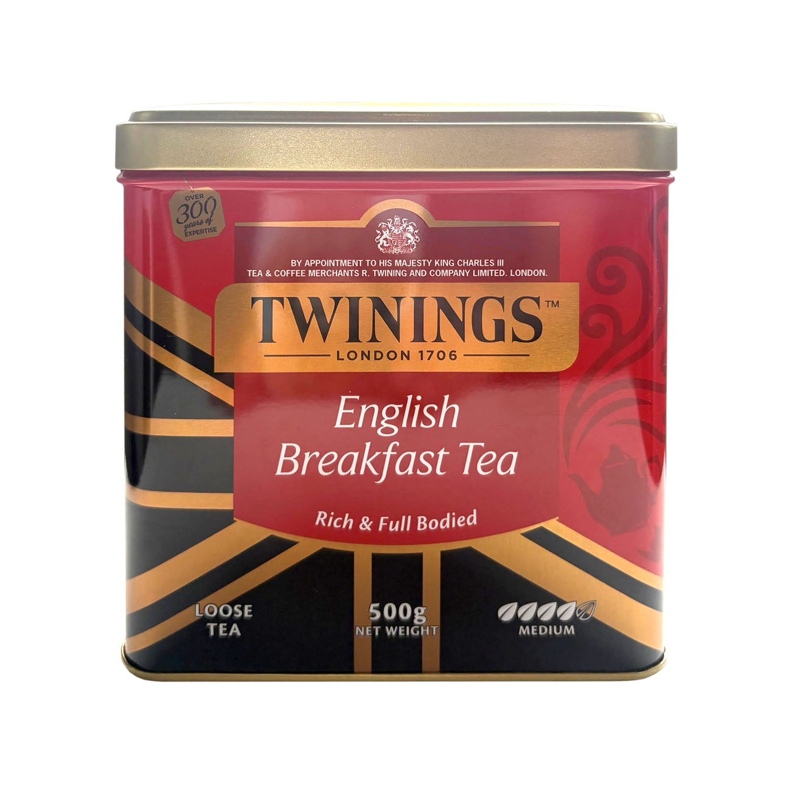Twinings English Breakfast Loose Tea Caddy - 500g Loose Tea