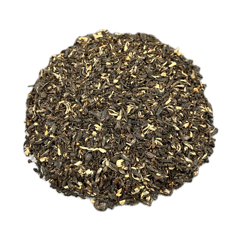 pile of loose assam black tea
