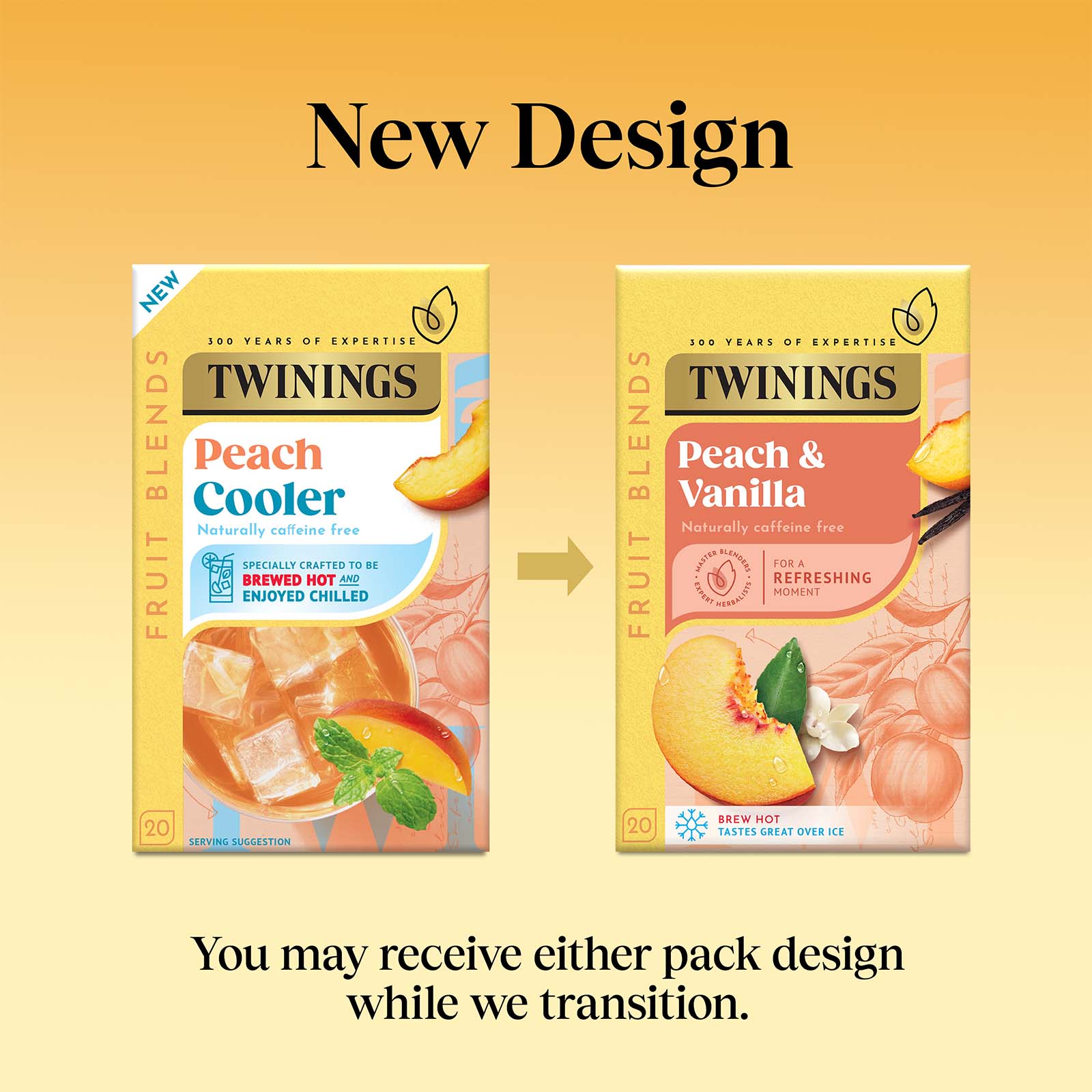 Peach & Vanilla - 20 Tea Bags