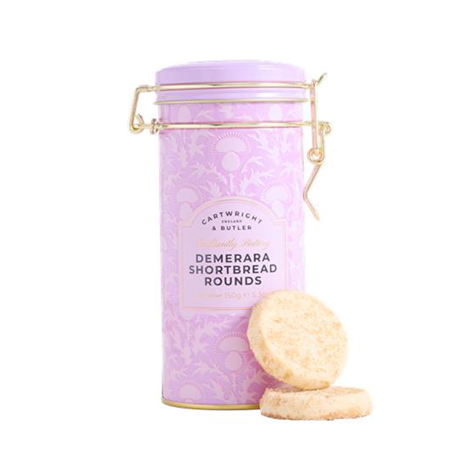Cartwright & Butler Demerara Shortbread Rounds in Tin