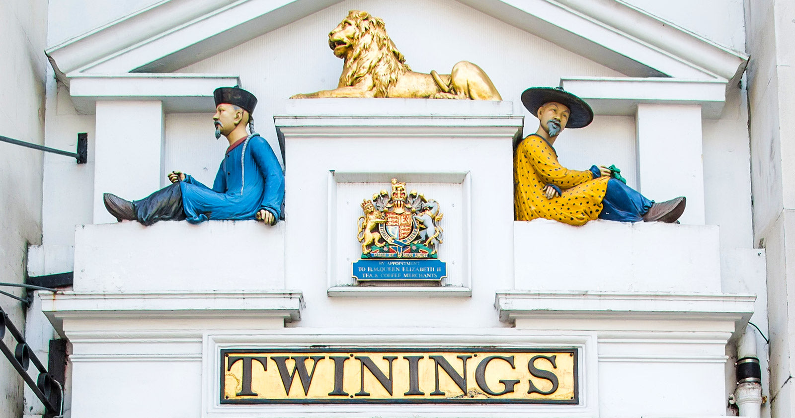 Twinings logo at The Strand