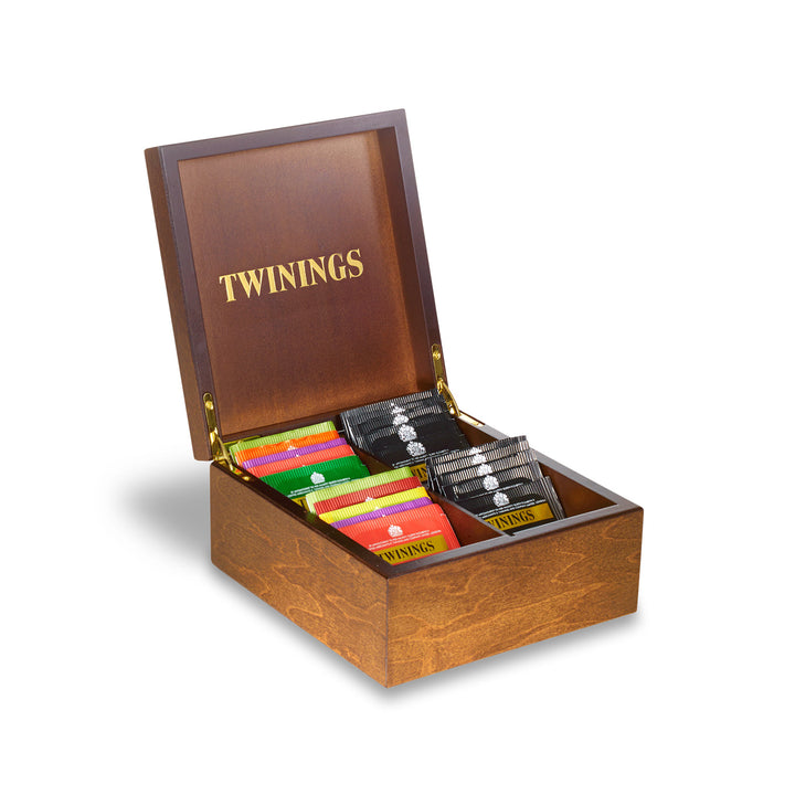 Luxury Tea Gift Selection Box - Wooden Tea Selection Box - Twinings