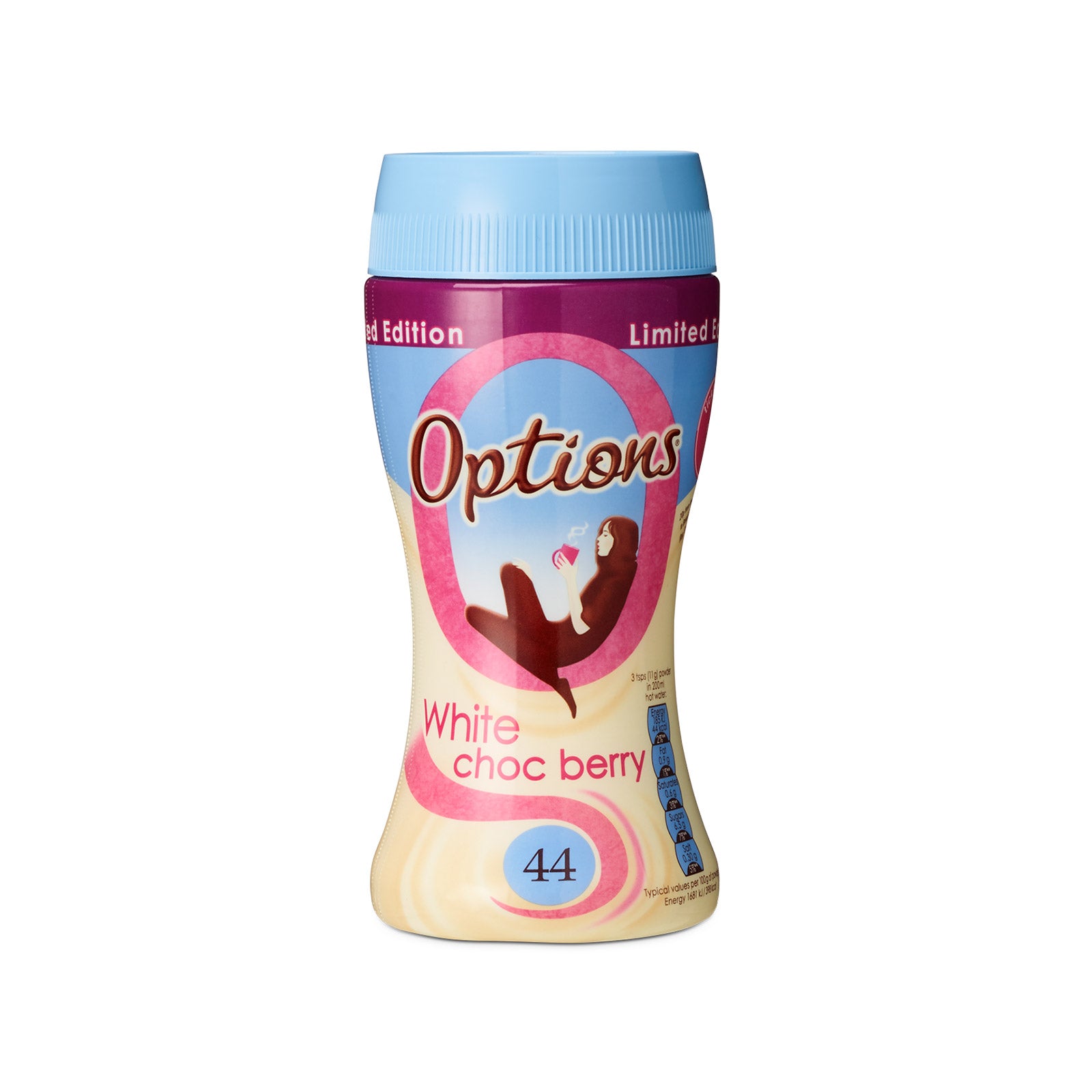 Options White Choc Berry - 220g Jar