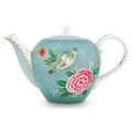 Pip Studio Blushing Birds Teapot - Blue
