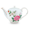Pip Studio Blushing Birds Teapot - White