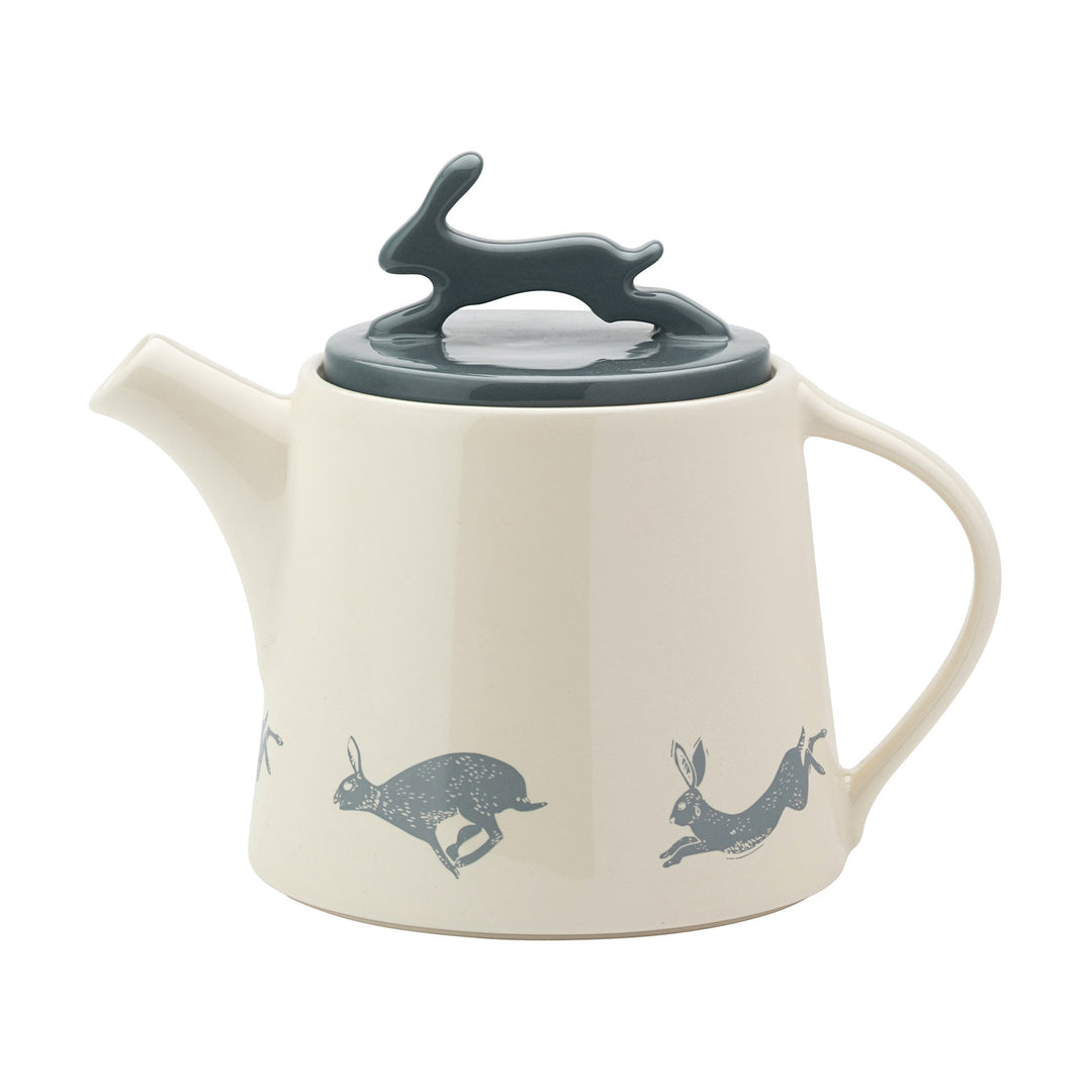 The English Tableware Company Artisan 3D Hare Teapot Cream Twinings