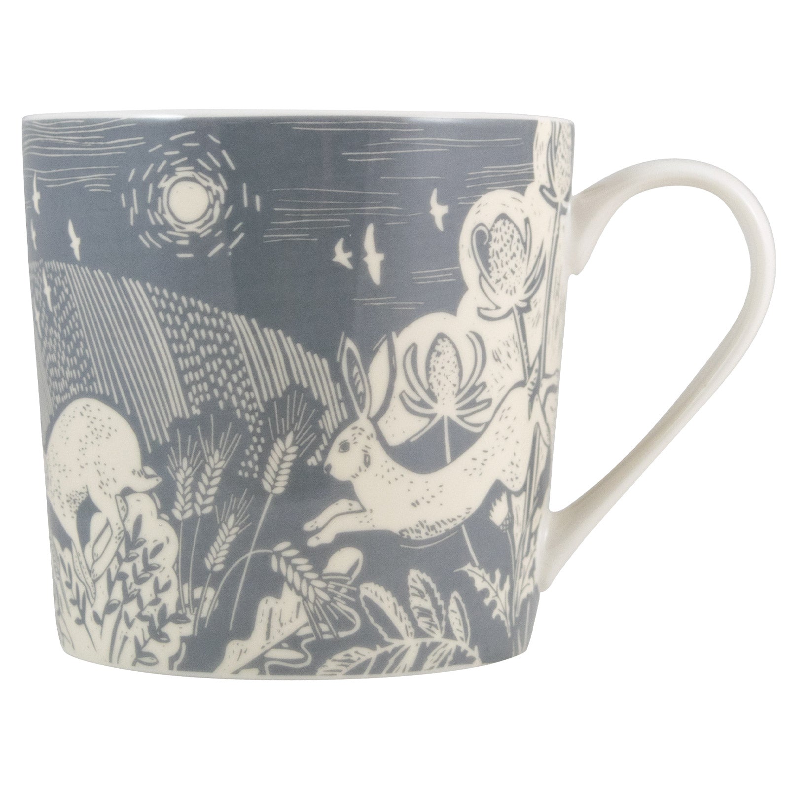 The English Tableware Company Artisan Hare Mug - Blue