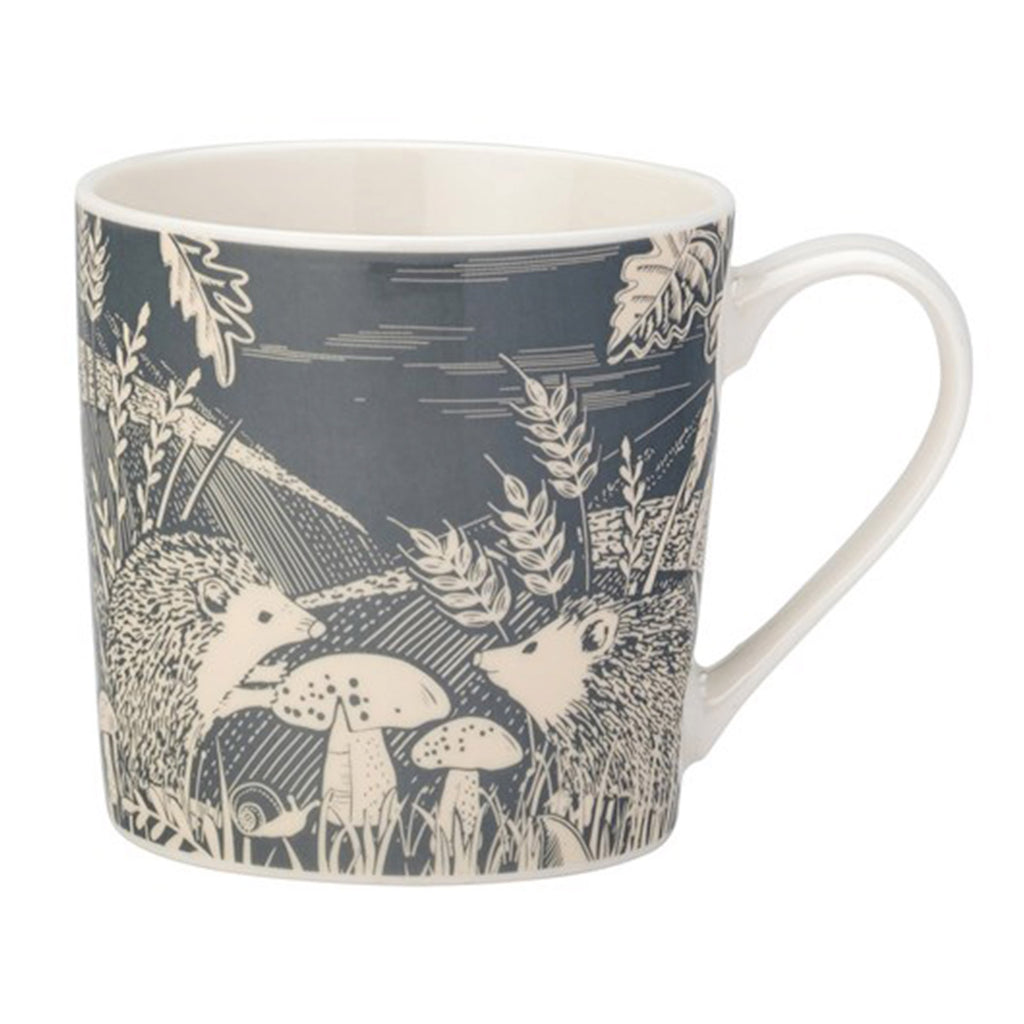 The English Tableware Company Artisan Hedgehog Mug - Grey