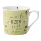 The English Tableware Company Bee Happy Mug - Green