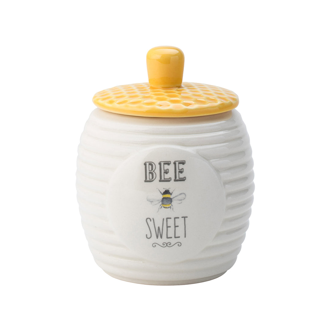 The English Tableware Company Bee Happy Sugar Pot White Twinings