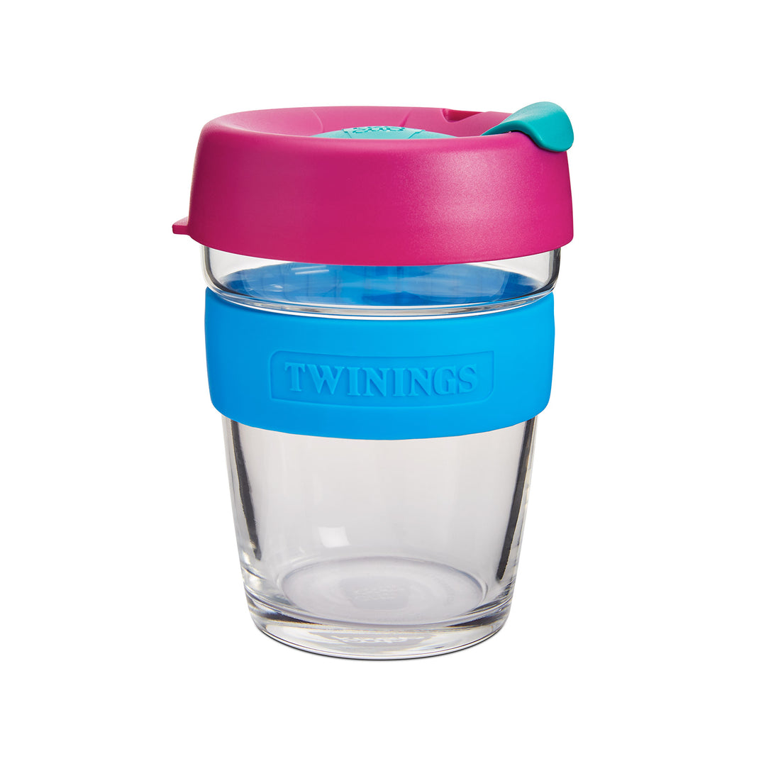 Twinings Glass Blue, Purple & Green KeepCup 12oz (340ml)