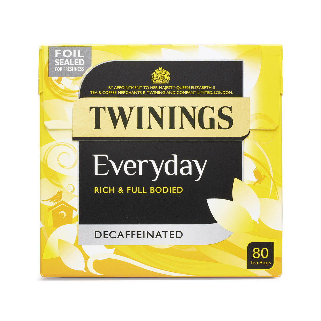 Twinings Everyday Decaffeinated 80 Tea Bags