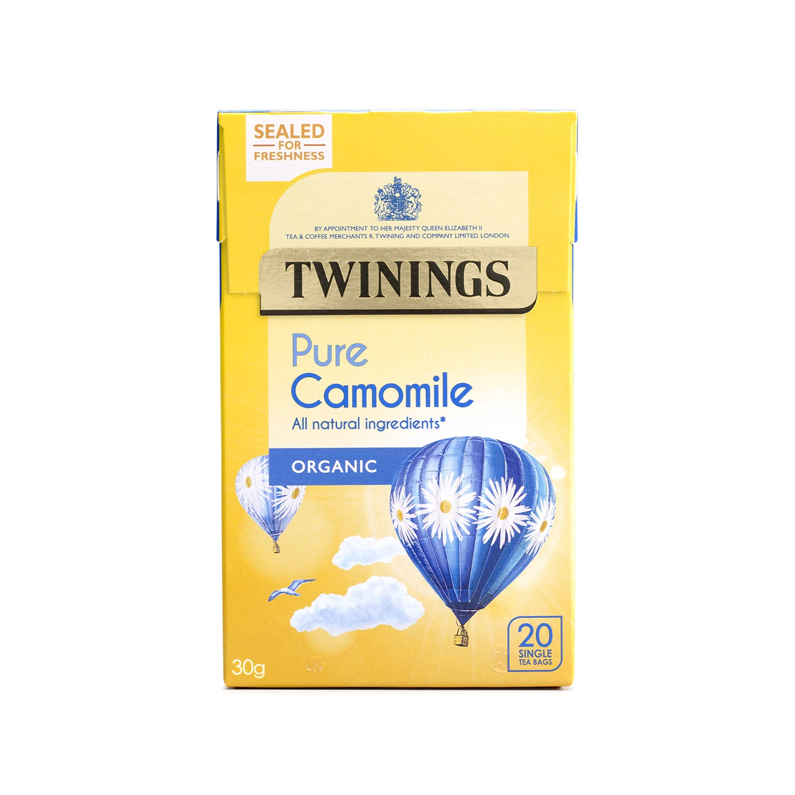 Organic Pure Camomile - 20 Single Tea Bags