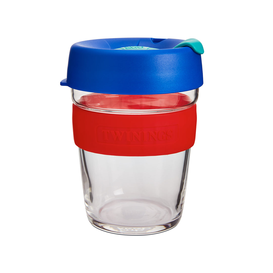 Twinings Glass Red, Blue & Green KeepCup 12oz (340ml)