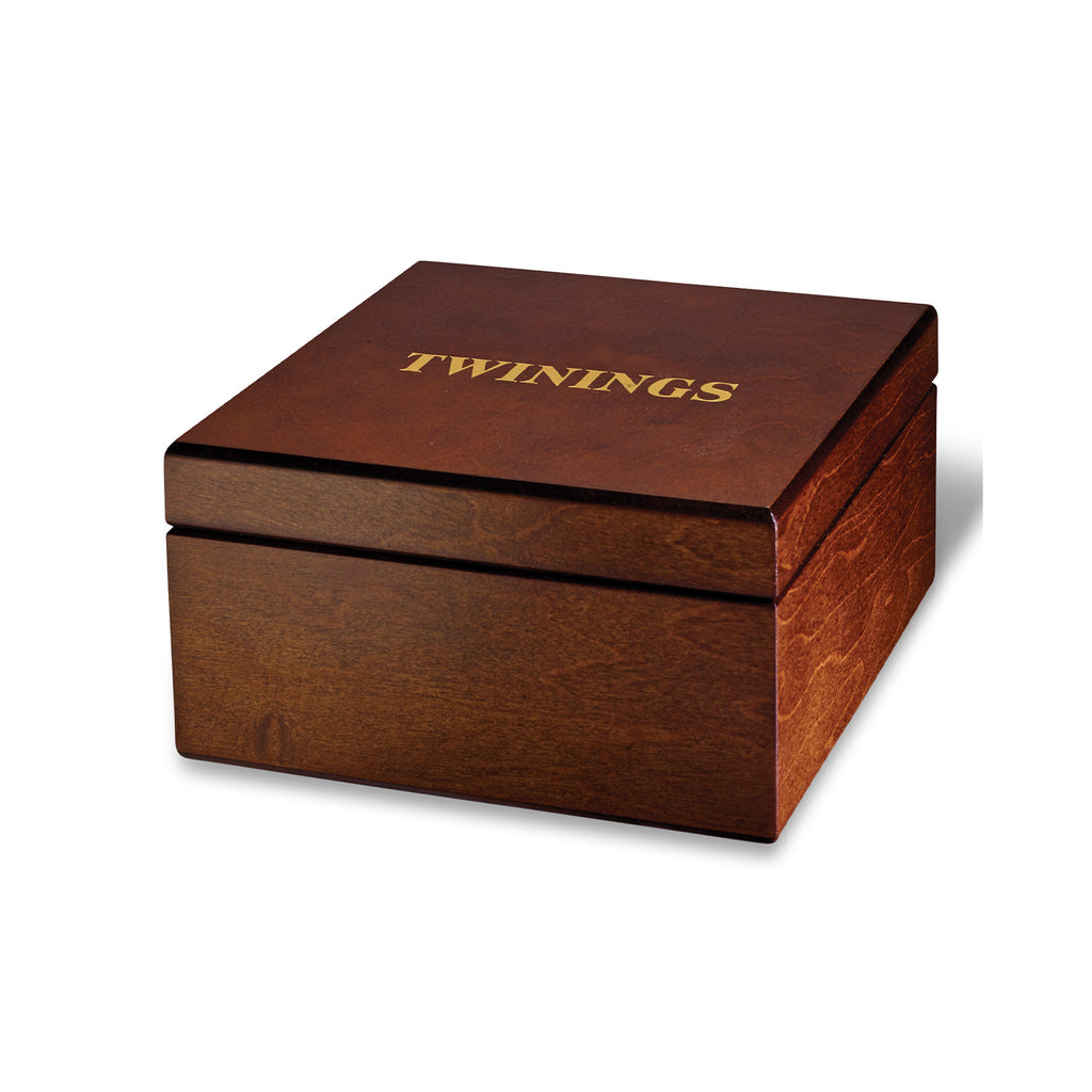 Deluxe Wooden Tea Box - 4 Compartment Empty