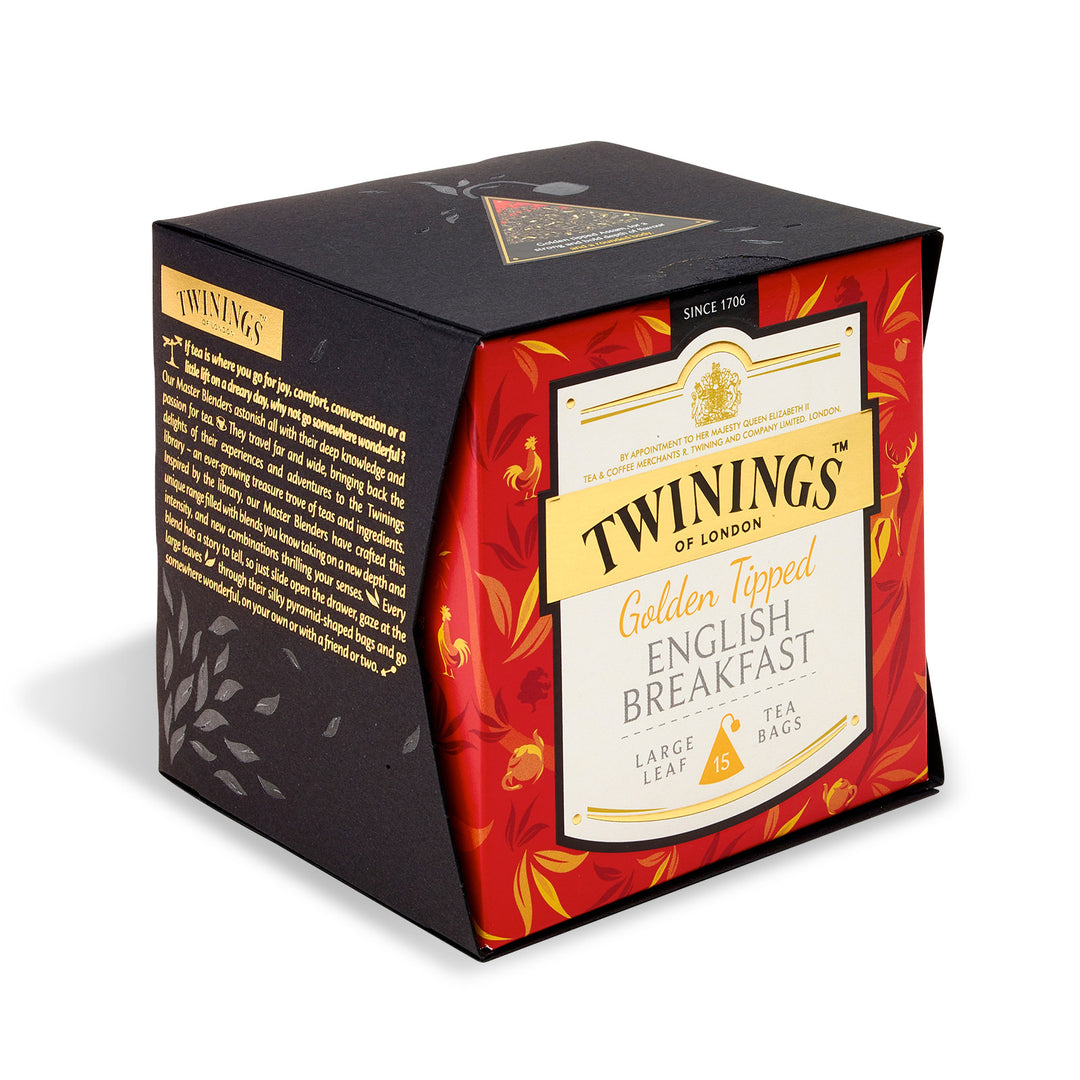 Twinings Golden Tipped English Breakfast 15 Pyramid Tea Bags