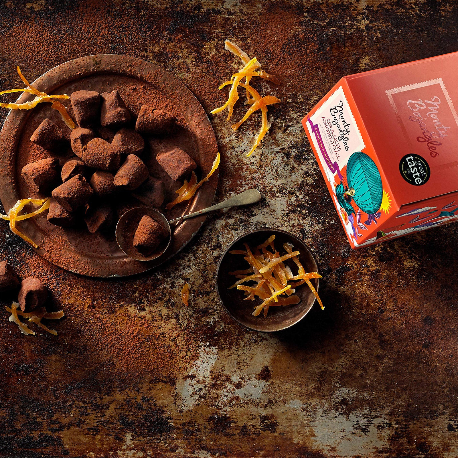 Monty Bojangles Orange Angelical Cocoa Dusted Truffles