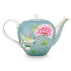 Pip Studio Blushing Birds Large 1.6L Teapot - Blue