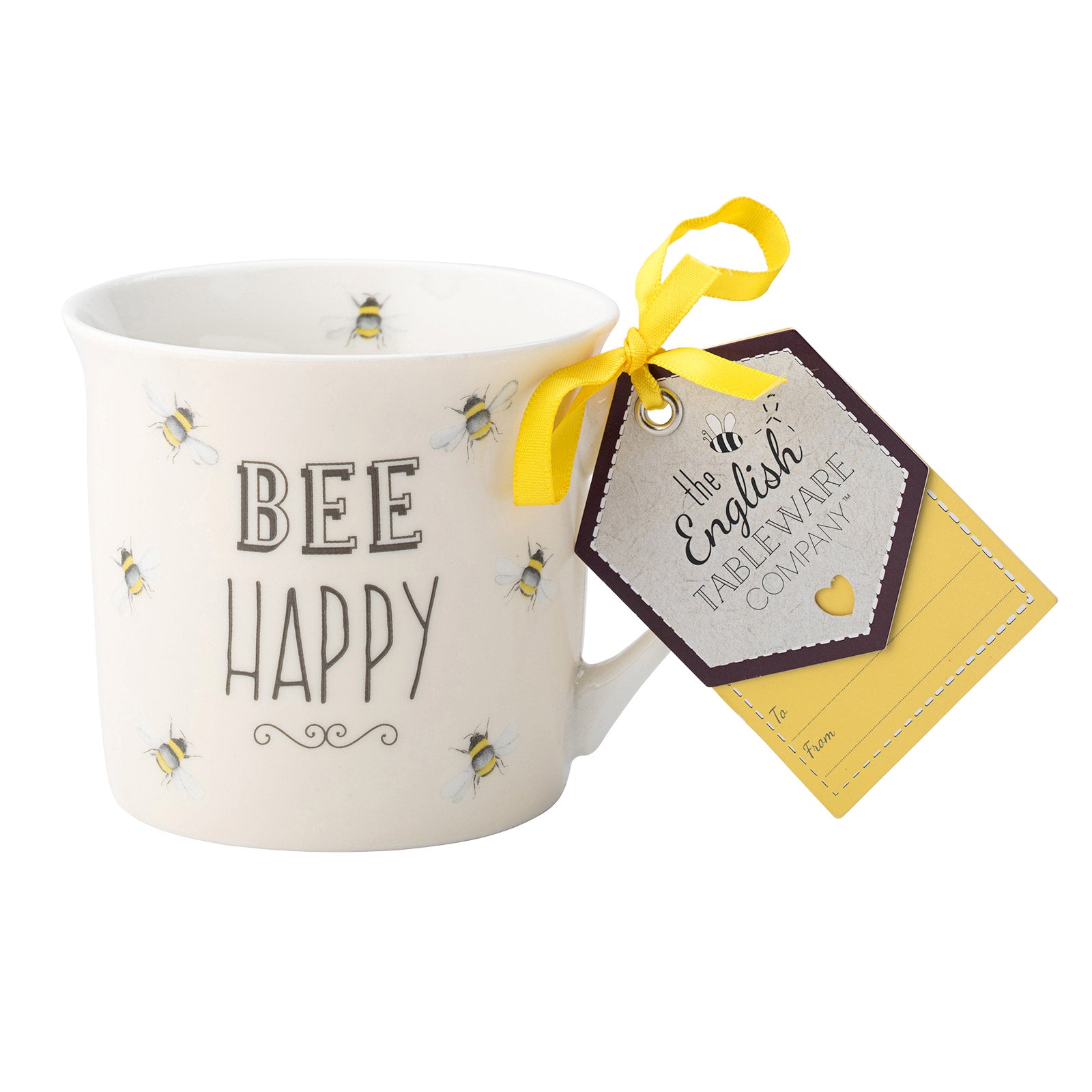 The English Tableware Company Bee Happy Mug - Cream
