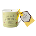 The English Tableware Company Bee Happy Mug - Green