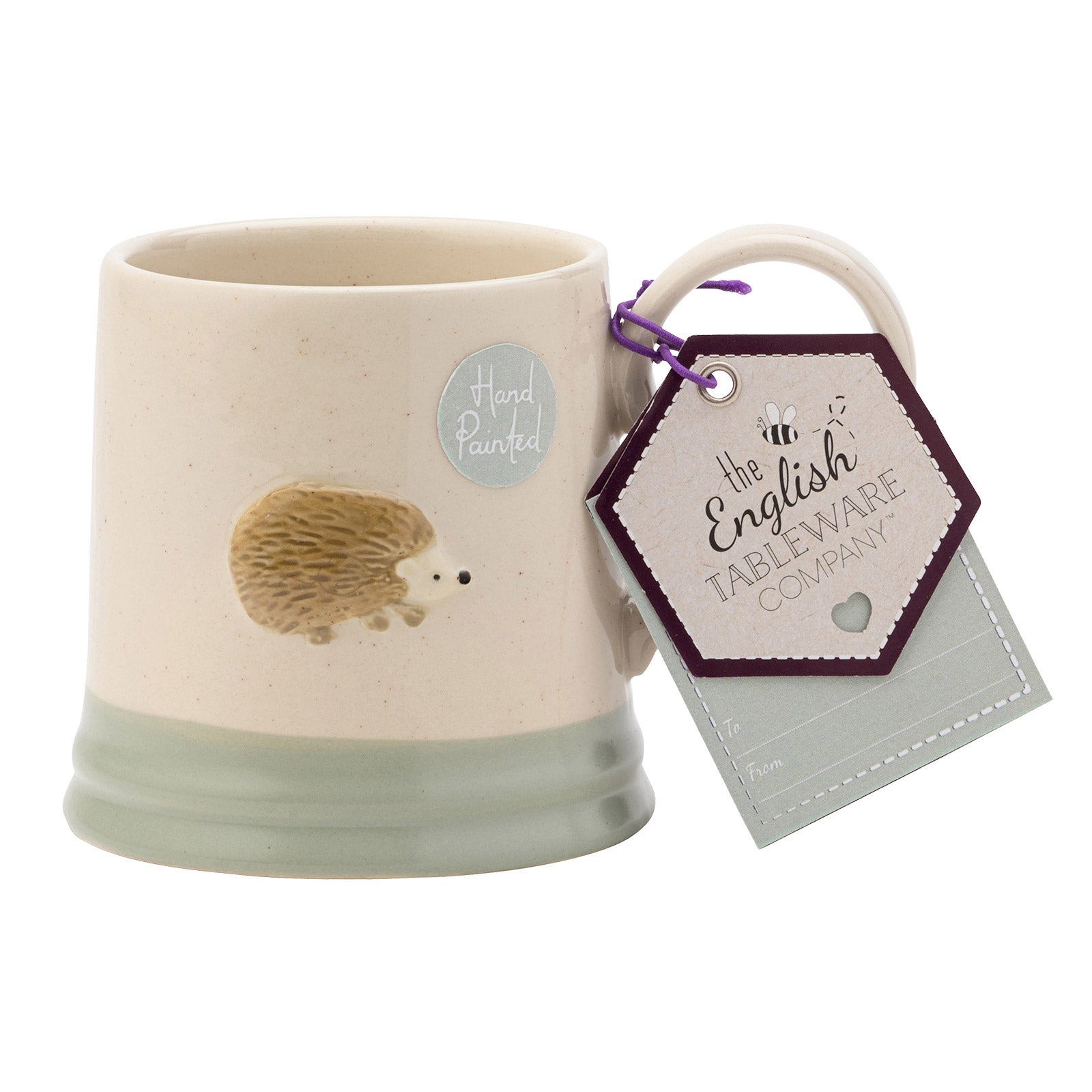 The English Tableware Company Edale Hedgehog Mug Cream Twinings