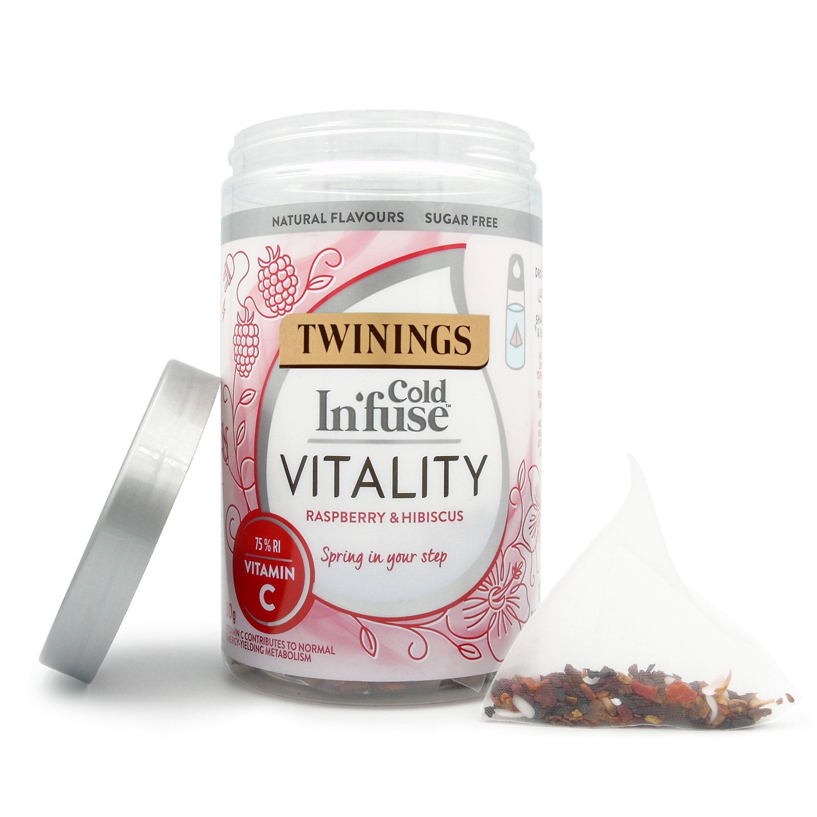 Cold Infuse Vitality Raspberry & Hibiscus - 12 Infusers