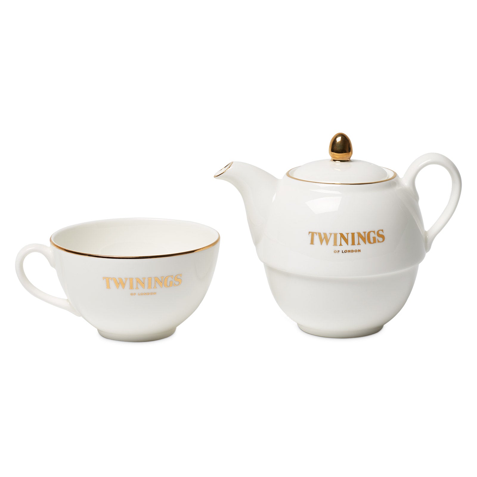 Twinings 216 Strand Tea for One - Gold Edge