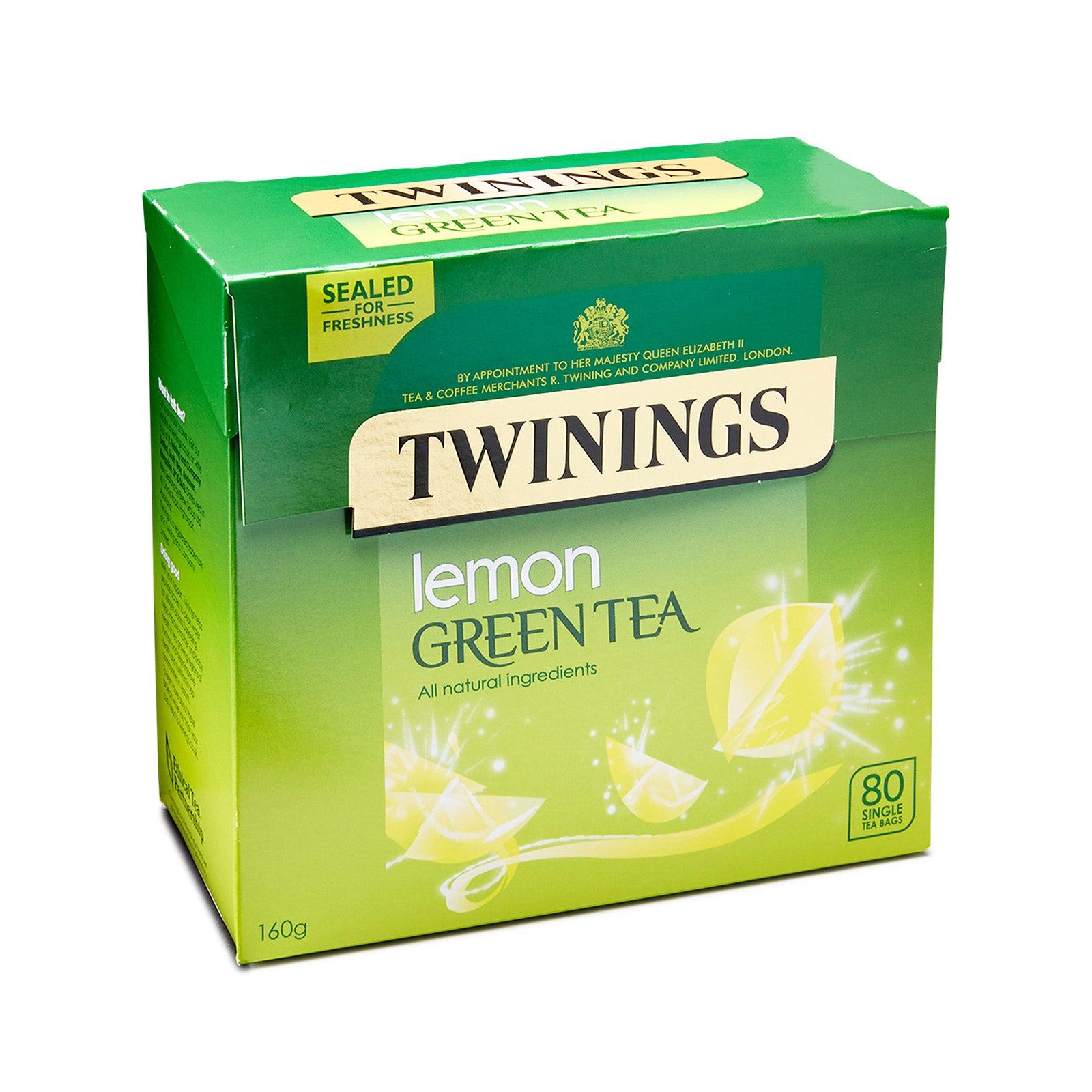 Twinings Green Tea & Lemon - 80 Tea Bags