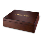 Deluxe Wooden Tea Box - 12 Compartment Filled