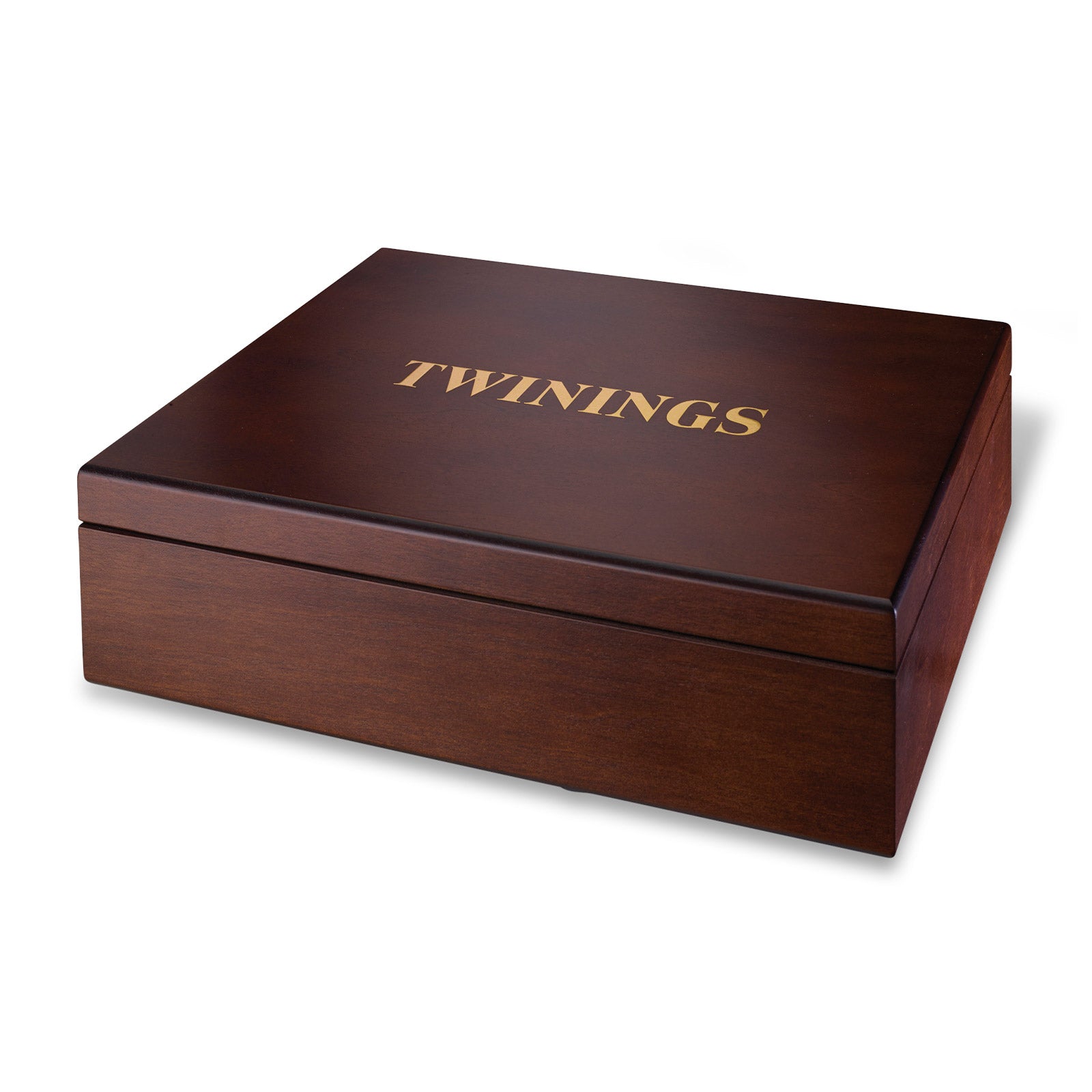 Deluxe Wooden Tea Box - 12 Compartment Filled