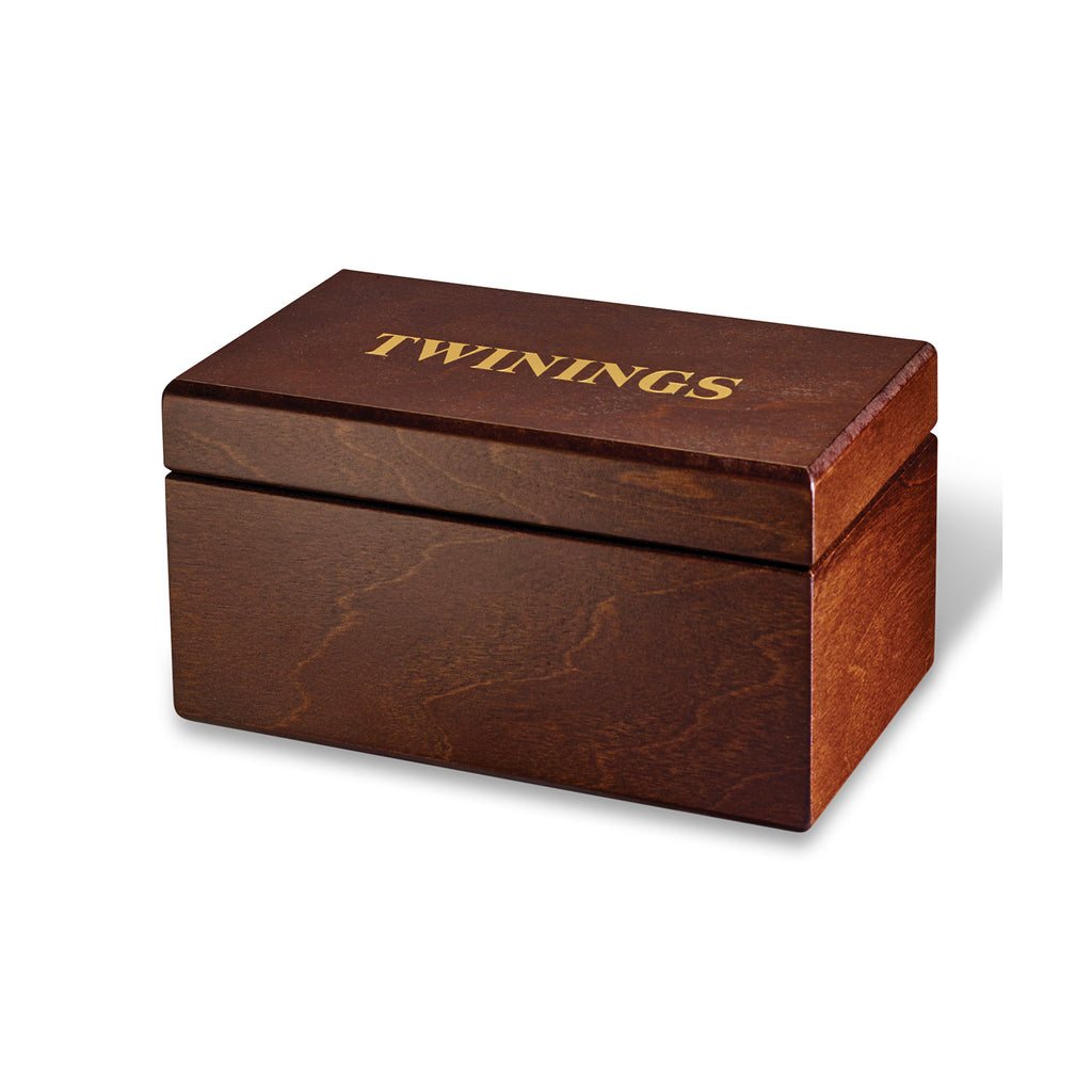 Deluxe Wooden Tea Box - 2 Compartment Filled