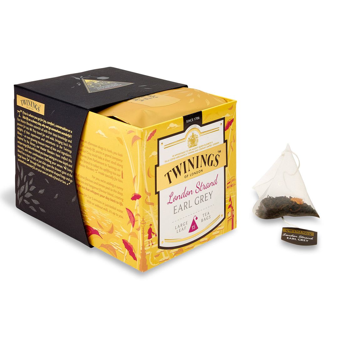 Twinings Discovery Collection London Strand Earl Grey 15 Pyramid Tea Bags
