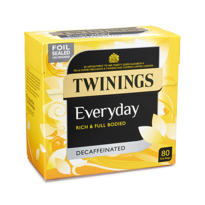Twinings Everyday Decaffeinated 80 Tea Bags