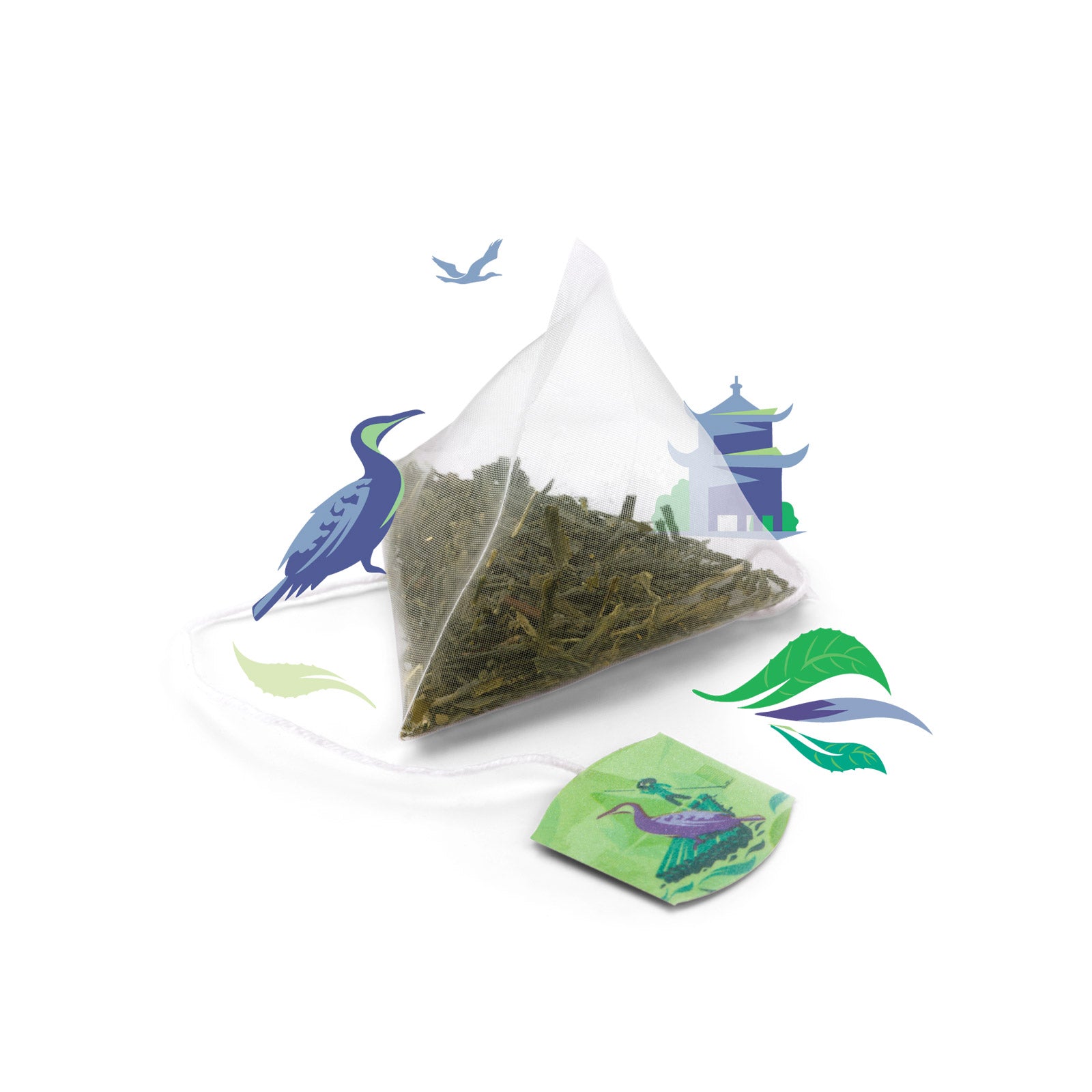 Discovery Collection Pure Sencha Green Tea - 15 Pyramid Tea Bags
