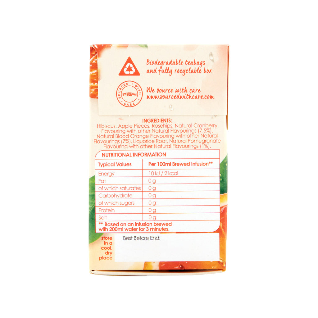 Blood Orange & Cranberry - 20 Tea Bags