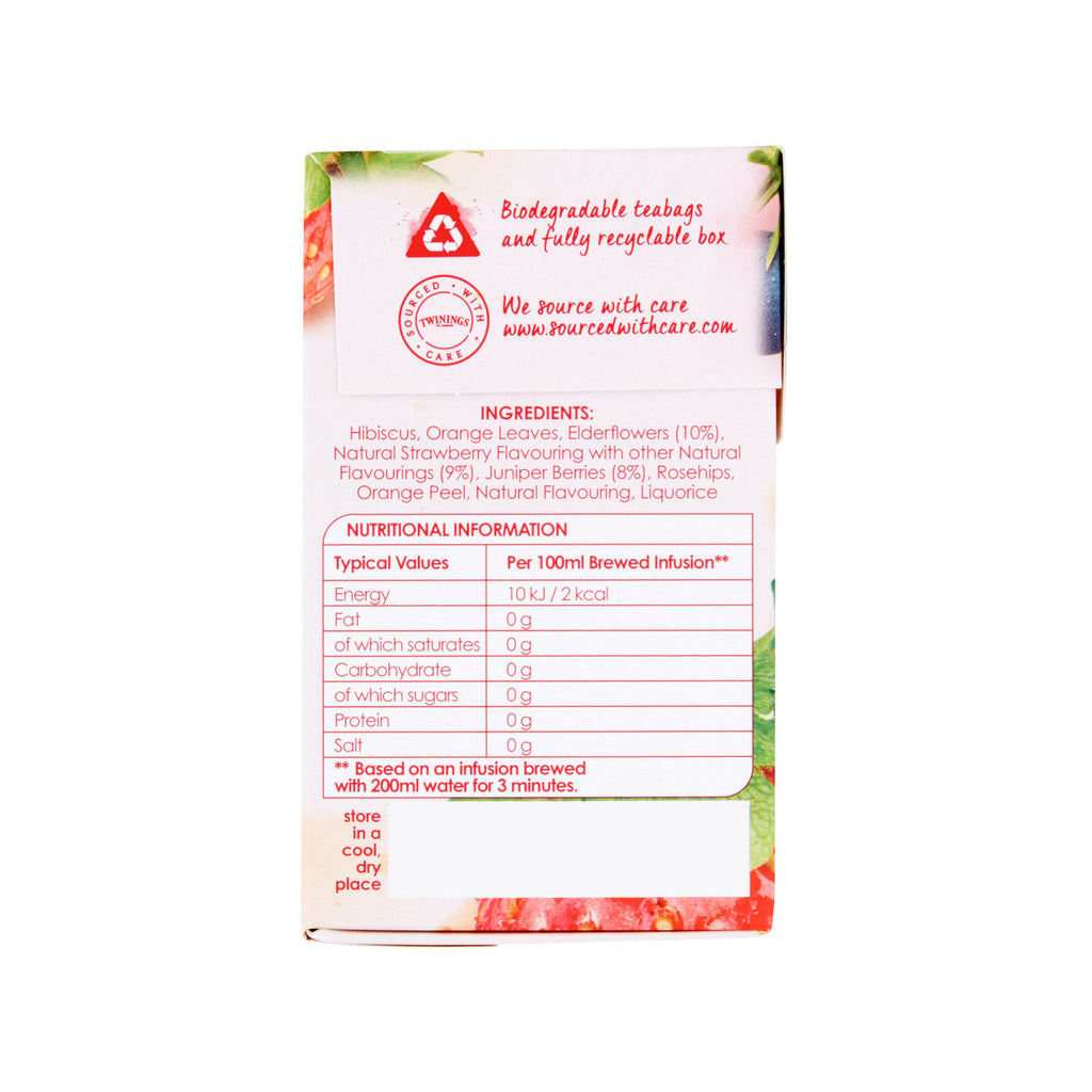 Strawberry & Elderflower - 20 Tea Bags