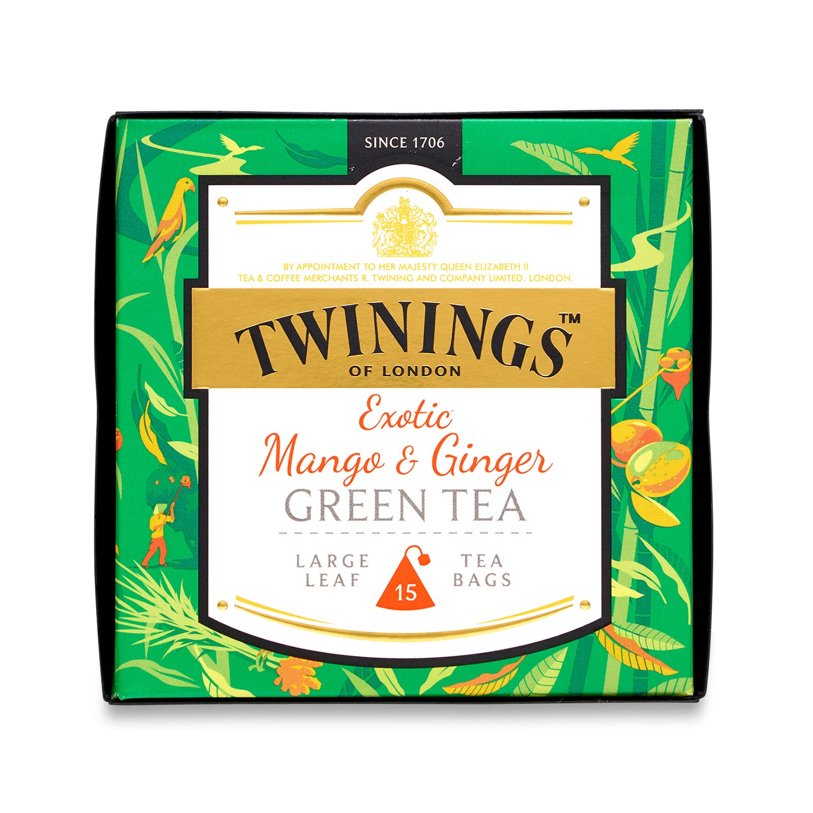 Discovery Collection Mango & Ginger Green Tea - 15 Pyramid Tea Bags