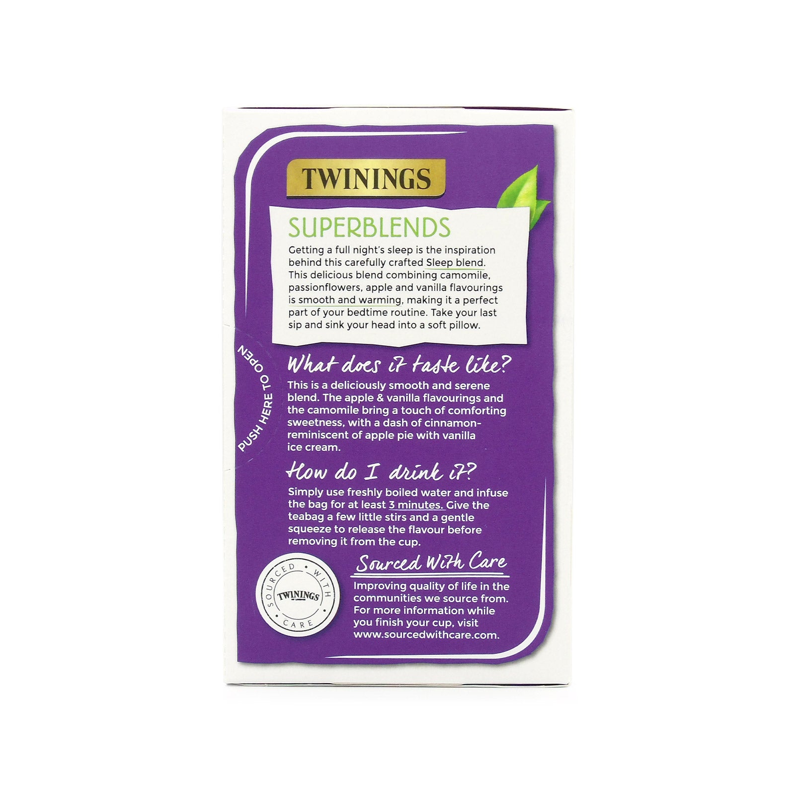Twinings – Superblends Sleep Tea – Spiced Apple & Vanilla with Camomile ...