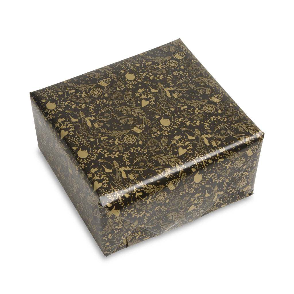Roosh Tea Box Twinings Deluxe Wooden Tea Box - 4 Compartment Filled