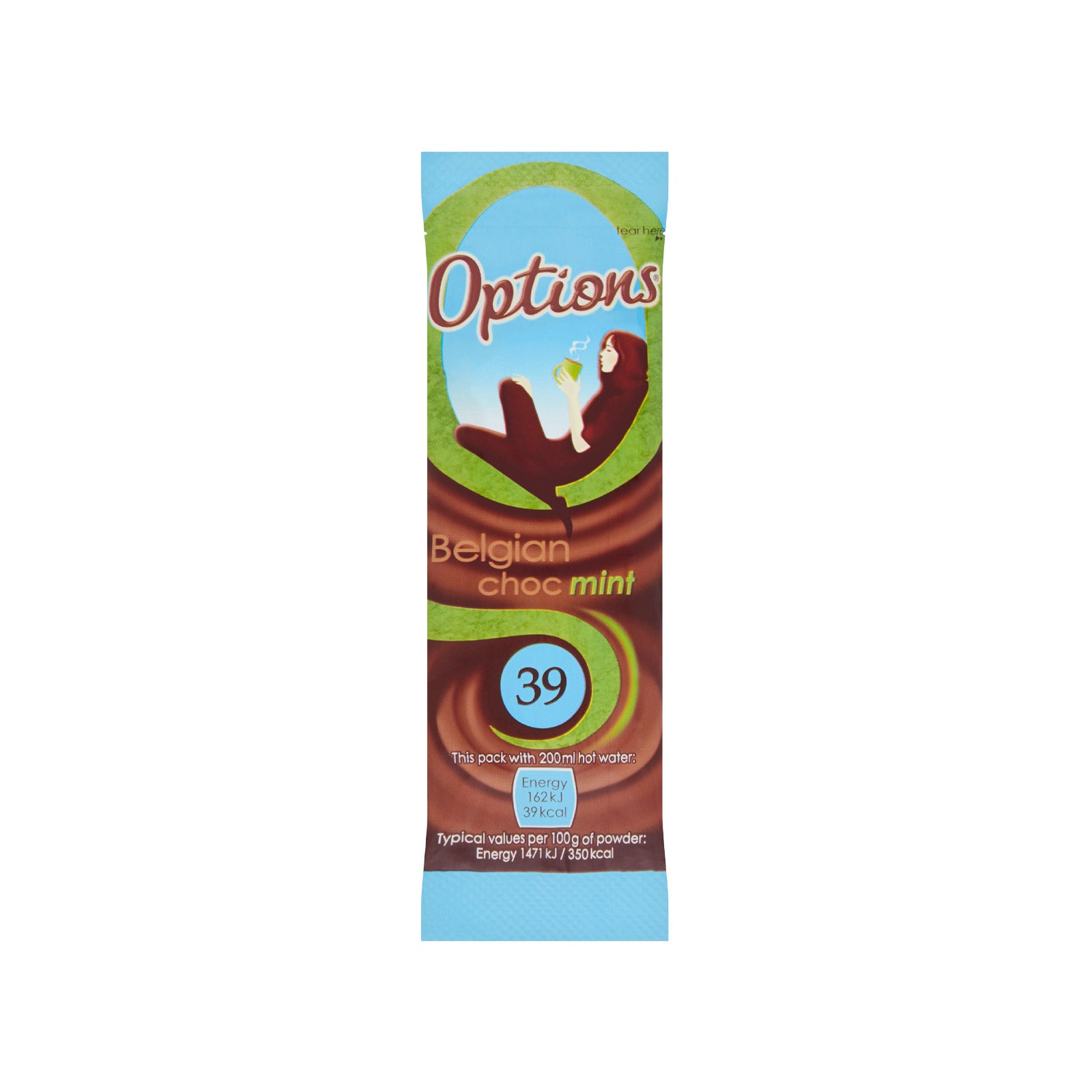 Options Belgian Choc Mint - Sachet