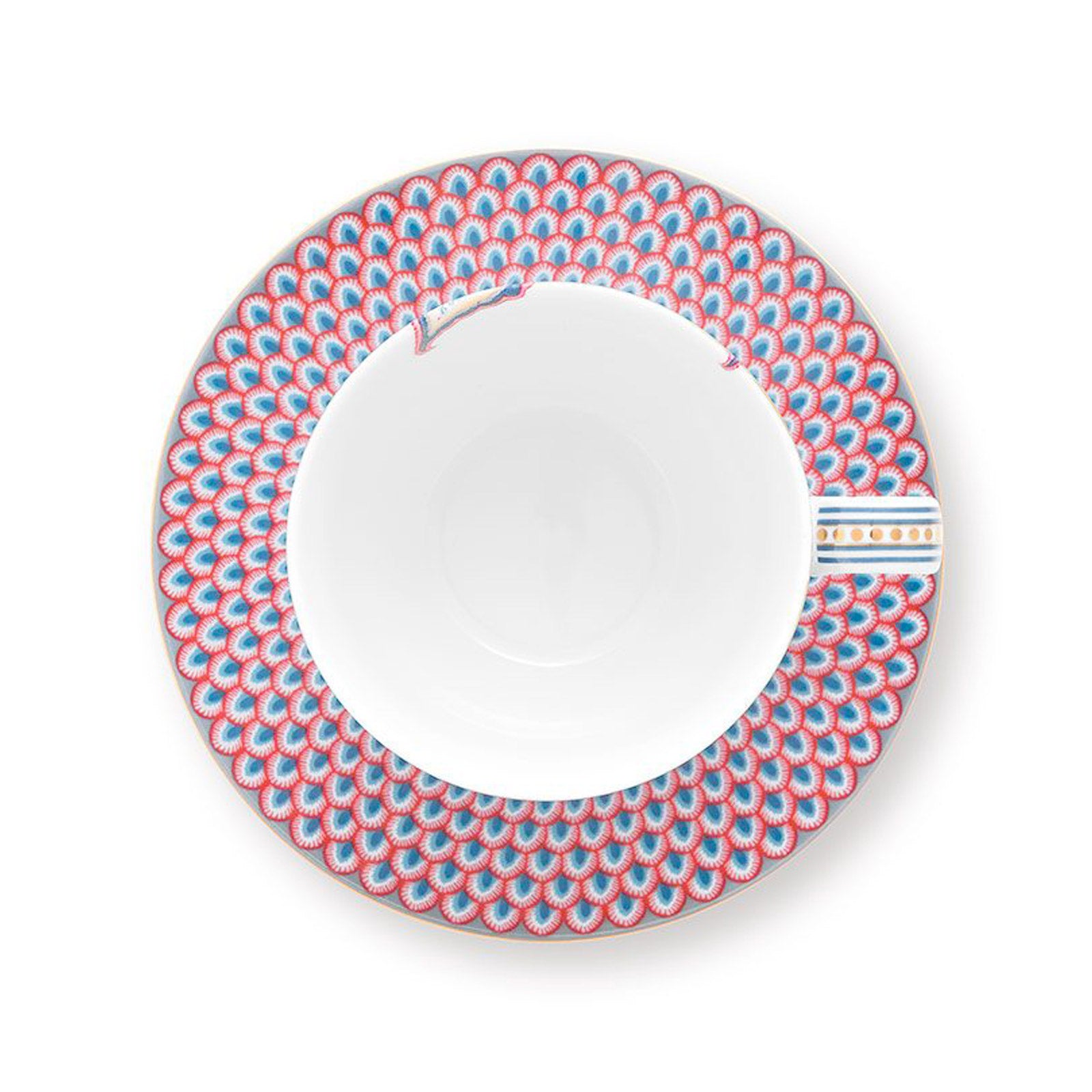 Pip Studio Flower Festival Cup & Saucer - Light Blue