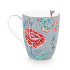 Pip Studio Flower Festival Mug - Light Blue