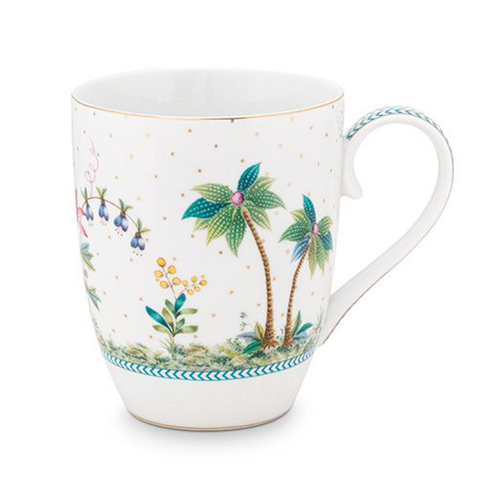 Pip Studio Jolie Dots Set of 2 Mugs - White & Gold