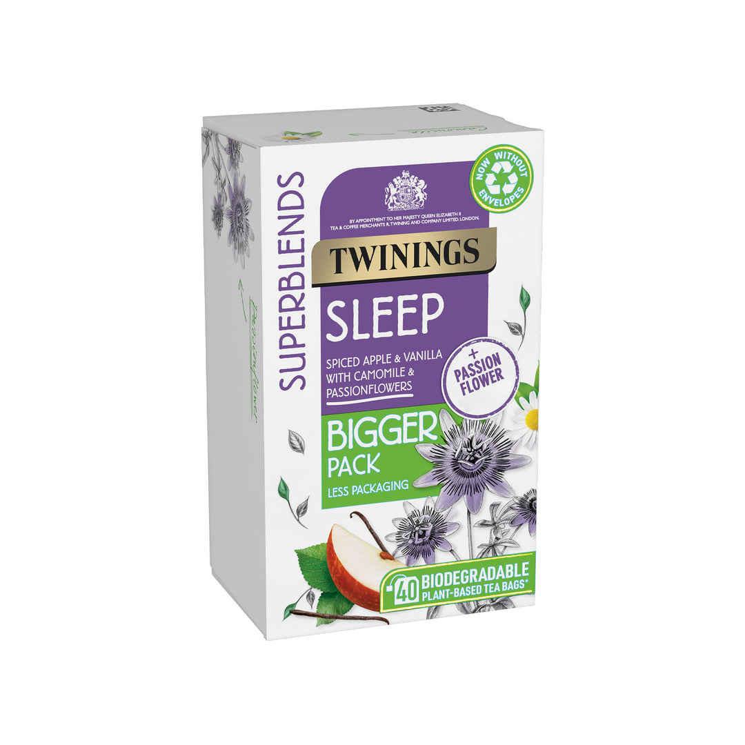 Superblends Sleep Tea – Spiced Apple, Vanilla & Camomile - 40 Tea Bags ...