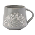 The English Tableware Company Artisan Flower Mug - Grey