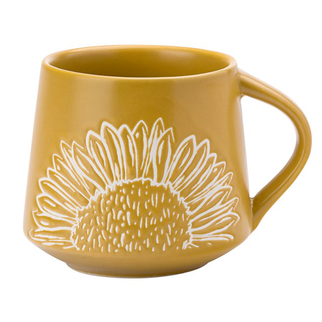 The English Tableware Company Artisan Flower Mug Yellow Twinings